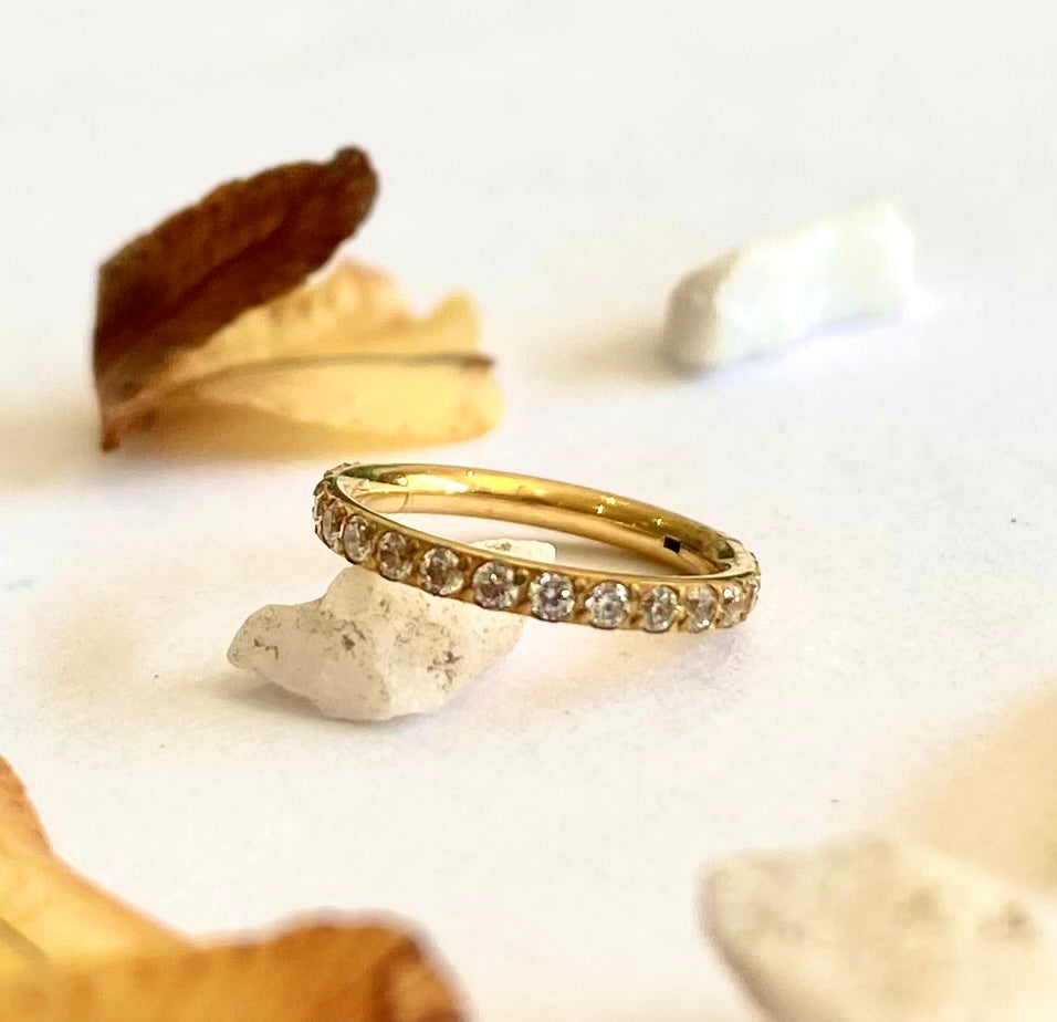 Argola Cravejada Tóqui