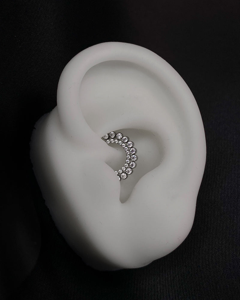 Argola Dupla Zircônia Nice