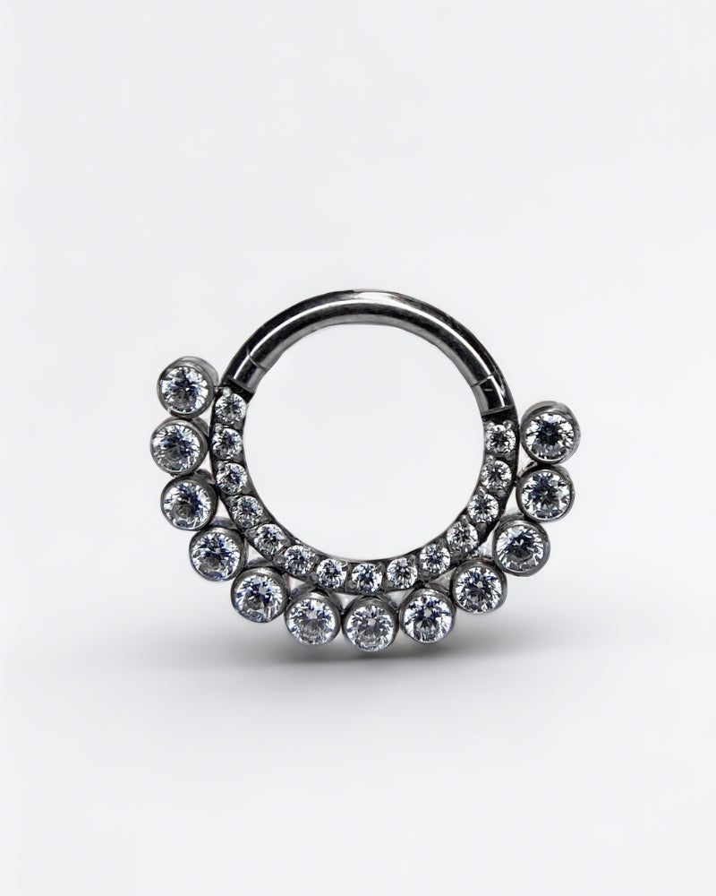 Argola Dupla Zircônia Nice