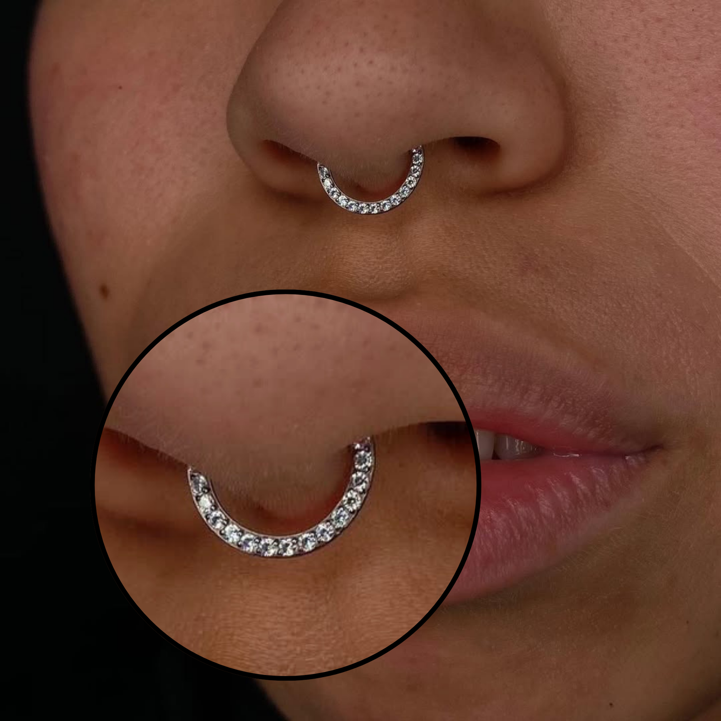 Argola  Cravejada Singapura