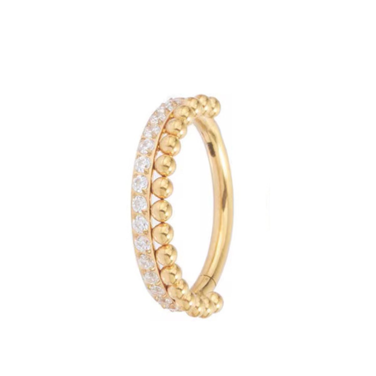 Argola cravejada com Esferas Nova York