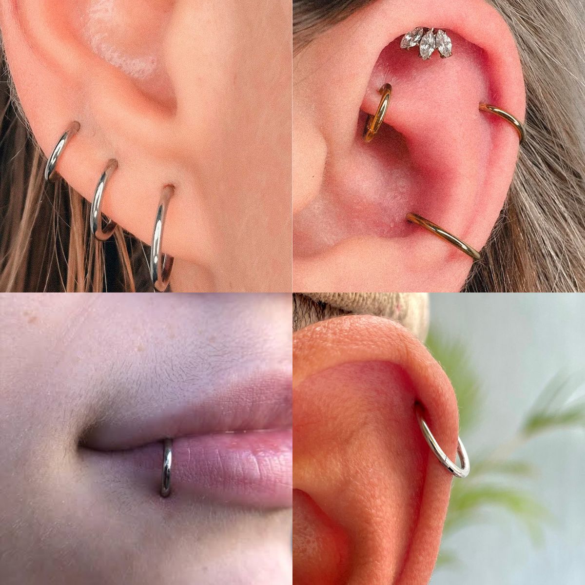 Argola lisa click chicago